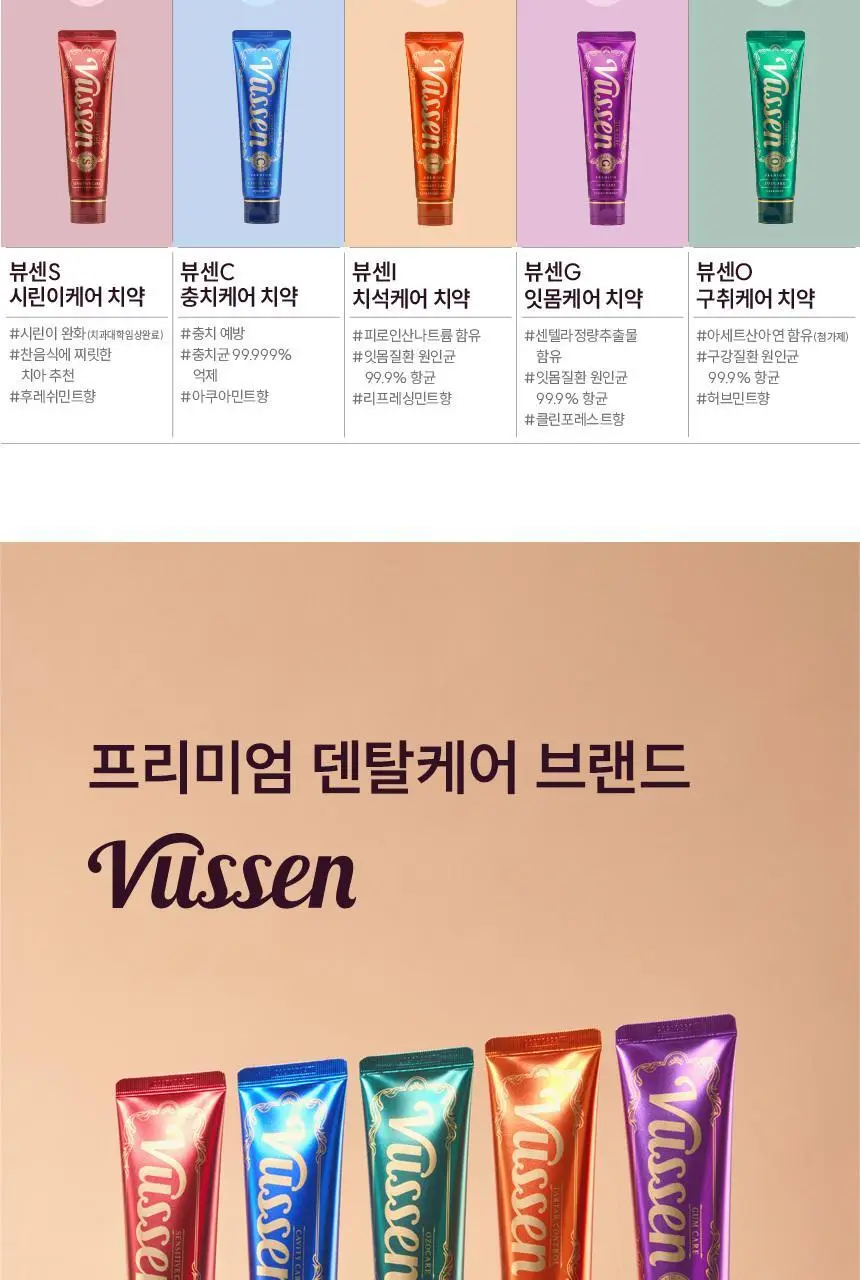 [고불소] 뷰센O 구취케어 치약 120g 상세페이지 16